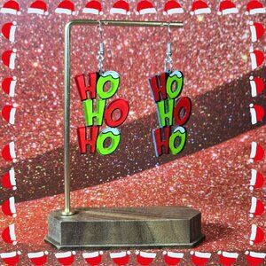 2/$15 Ho Ho Ho Christmas Earrings (NWOT)